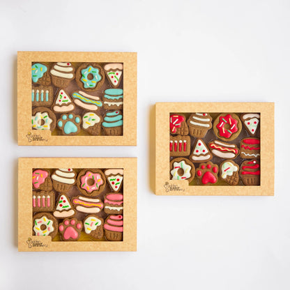 Golden Barkery: Dog Biscuits - Celebration Box Blue