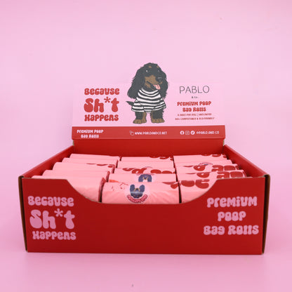 450 Premium Dog Poop Bags (30 Rolls)