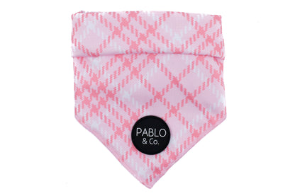 Pink Houndstooth - Dog Bandana