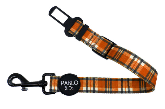 Vintage Plaid: Adjustable Car Restraint