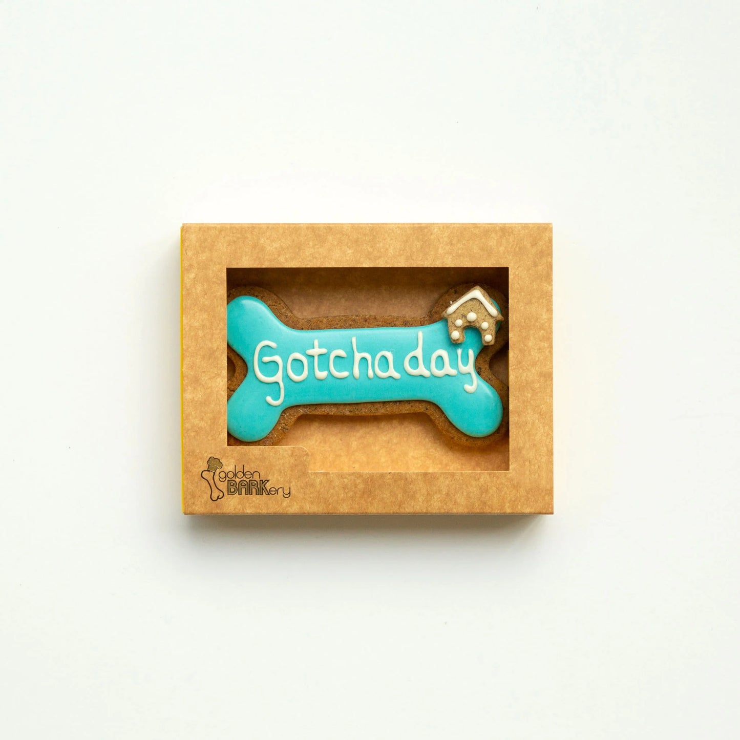 Golden Barkery: Happy Gotcha Day Dog Bone - Blue