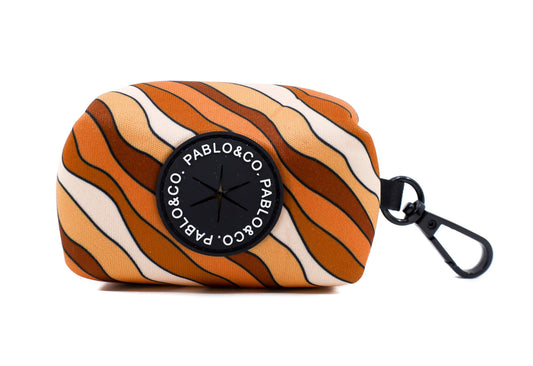 Espresso Swirls - Poop Bag Holder