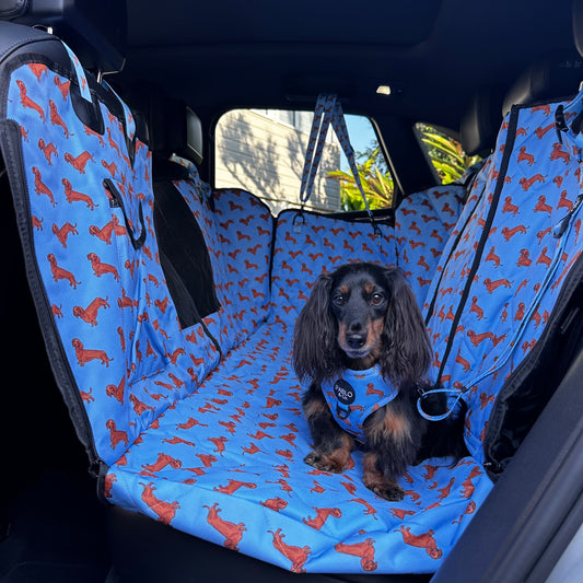 Dachshund: Deluxe Hammock Car Seat Cover