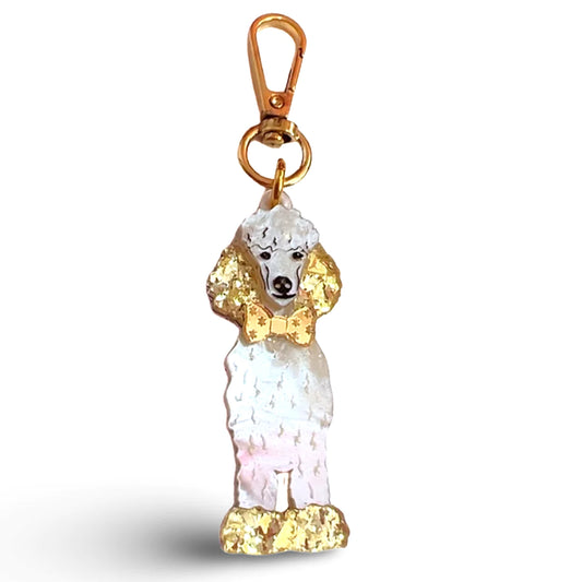 Poodle Bag Tag / Keyring