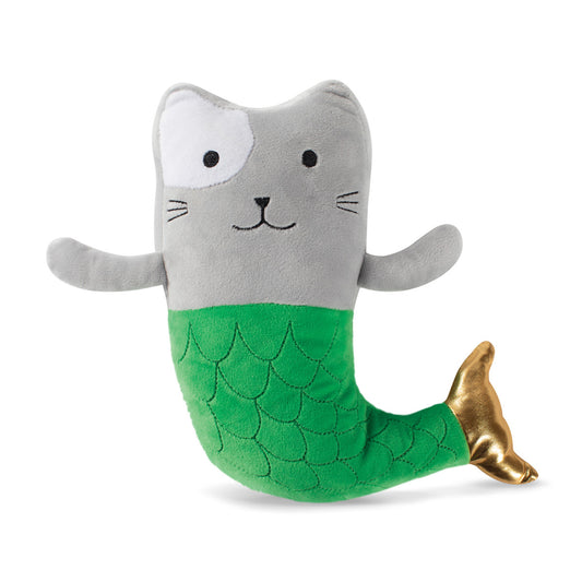 Fringe Studio: Mercat Mermaid Cat Plush Squeaker Dog Toy