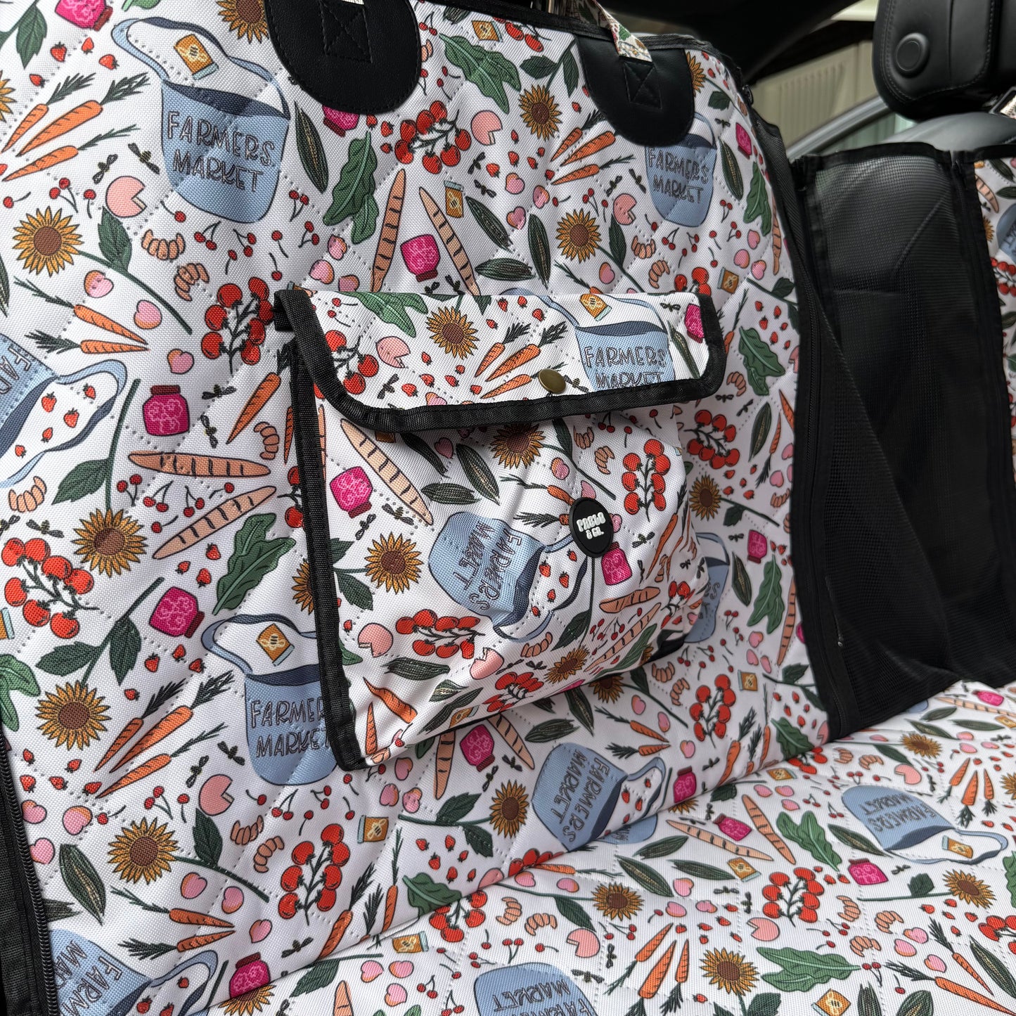 Farmers Market: Deluxe Hard Base Hammock Car Seat Cover