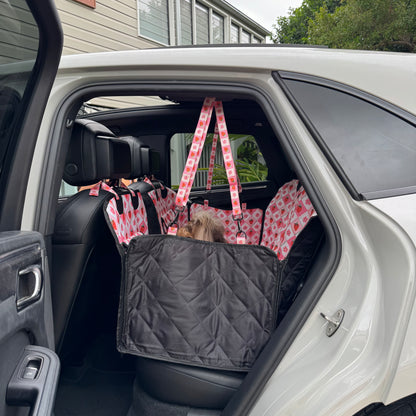 Strawberry Patch: Deluxe Hard Base Hammock Car Seat Cover