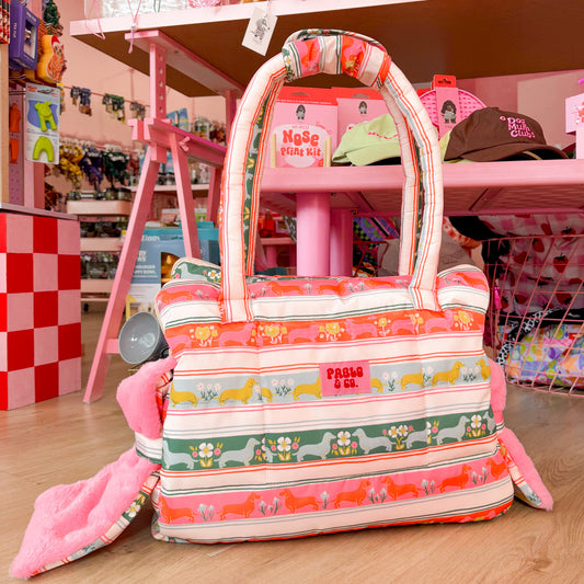 The Blooming Dachshund: Travel Bag