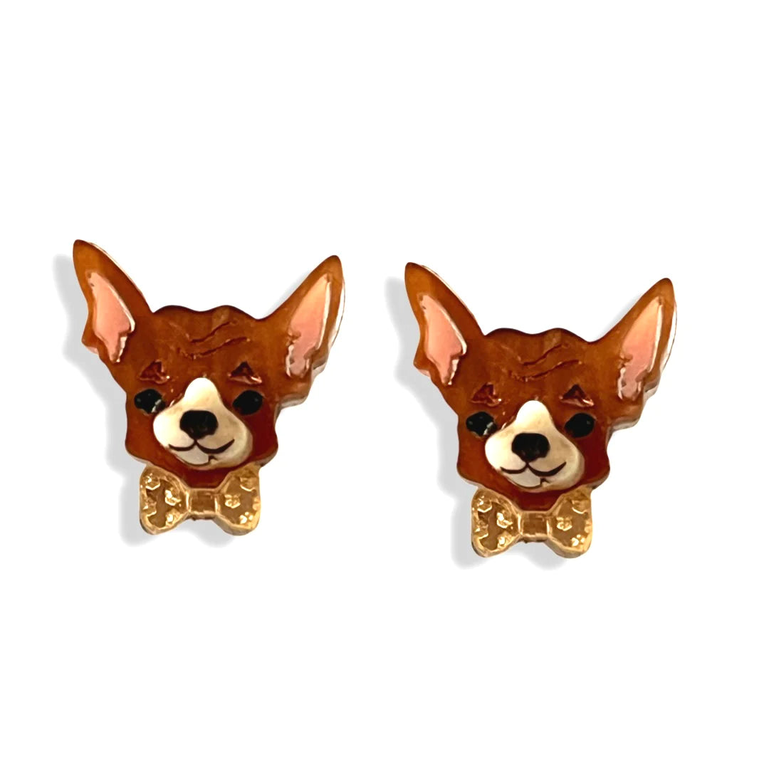 Chihuahua Pet Earrings