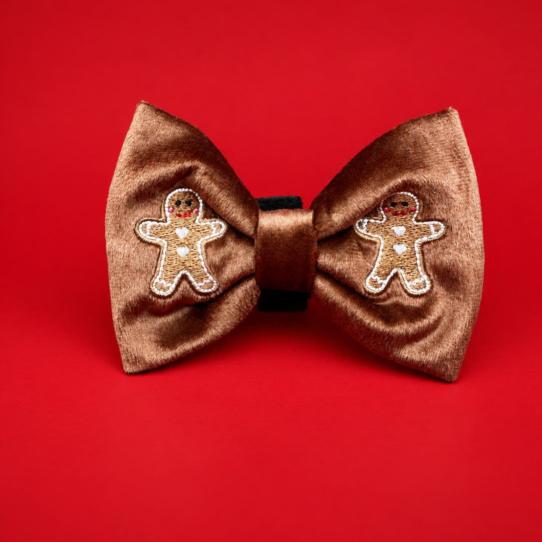 Gingerbread: Velvet Bow Tie