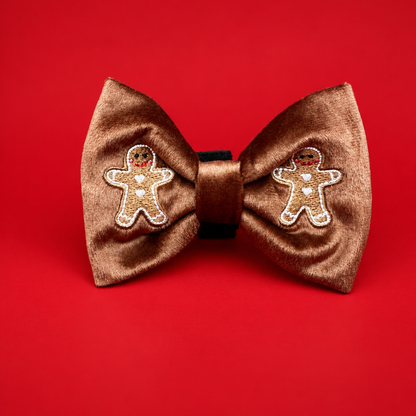 Gingerbread: Velvet Bow Tie