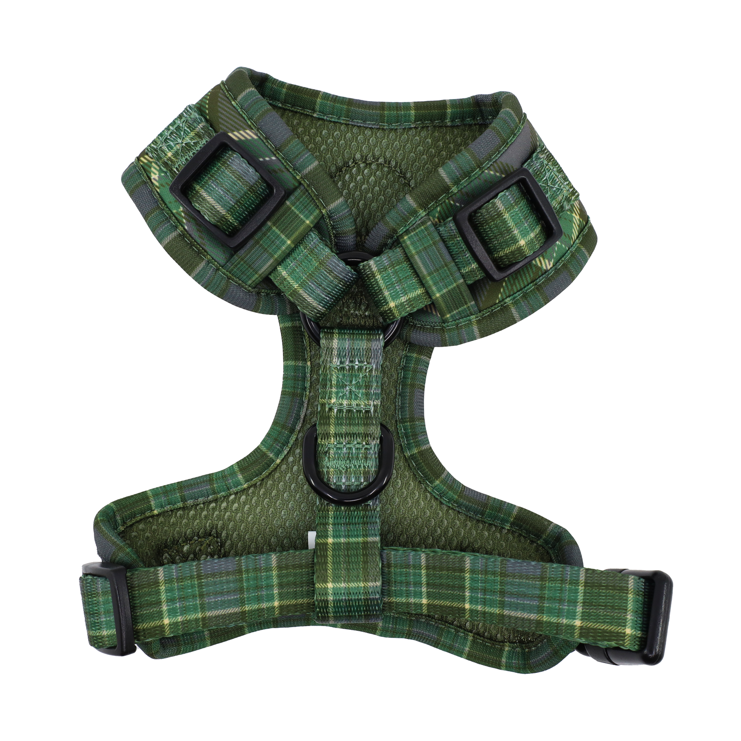 Green Plaid: Adjustable Harness
