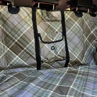 Green Plaid: Deluxe Car Boot Cover