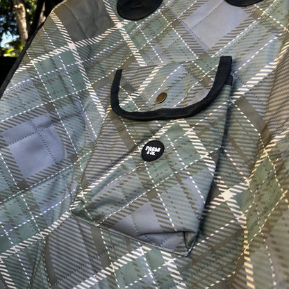 Green Plaid: Deluxe Single Car Seat Cover