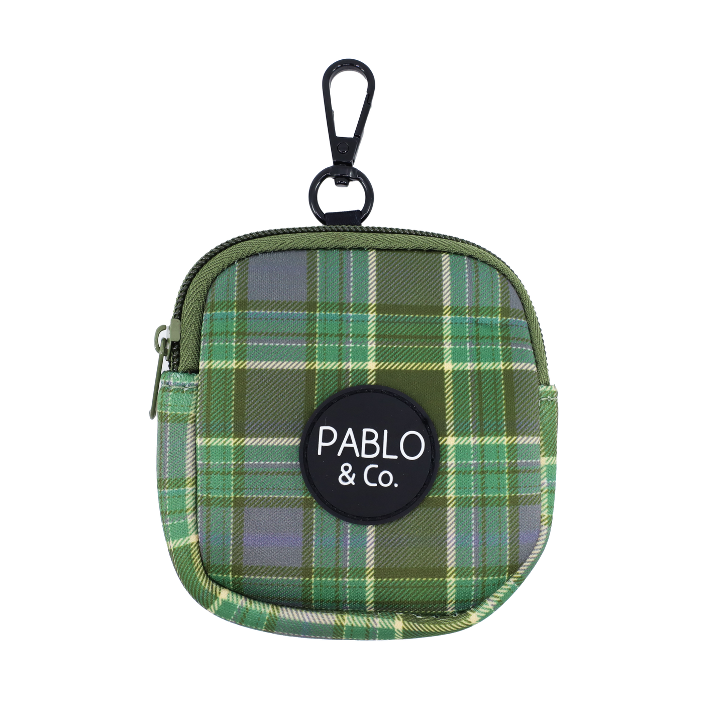Green Plaid: Treat Pouch