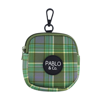 Green Plaid: Treat Pouch