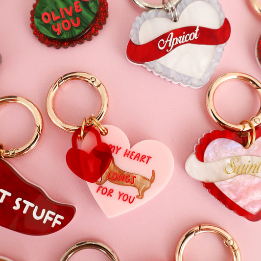 Personalised Pet ID Tag: My Heart Longs For You