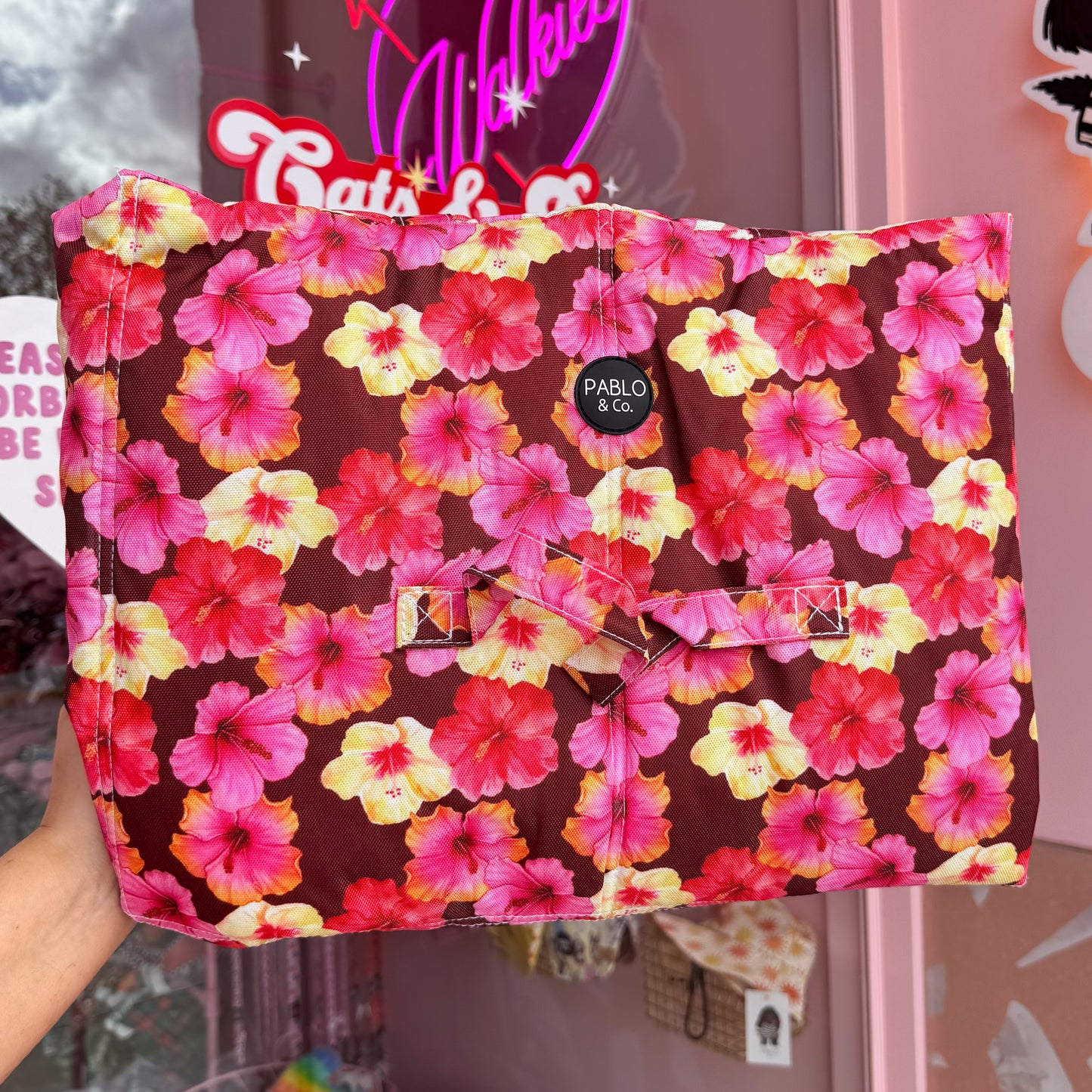 Deluxe Travel Mat: Hibiscus