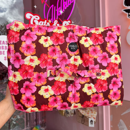 Deluxe Travel Mat: Hibiscus