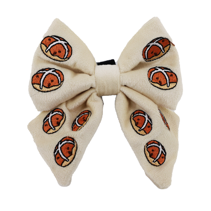 Hot Cross Buns: Velvet Sailor Bow