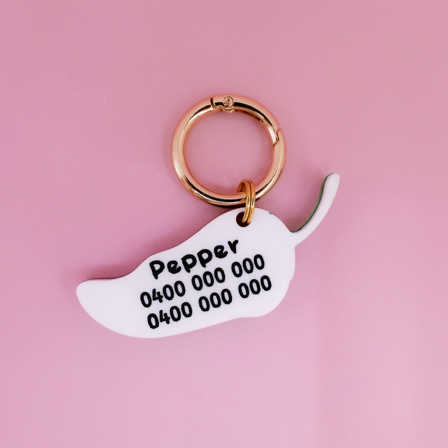 Personalised Pet ID Tag: Hot Stuff