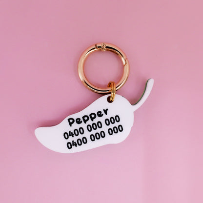 Personalised Pet ID Tag: Hot Stuff
