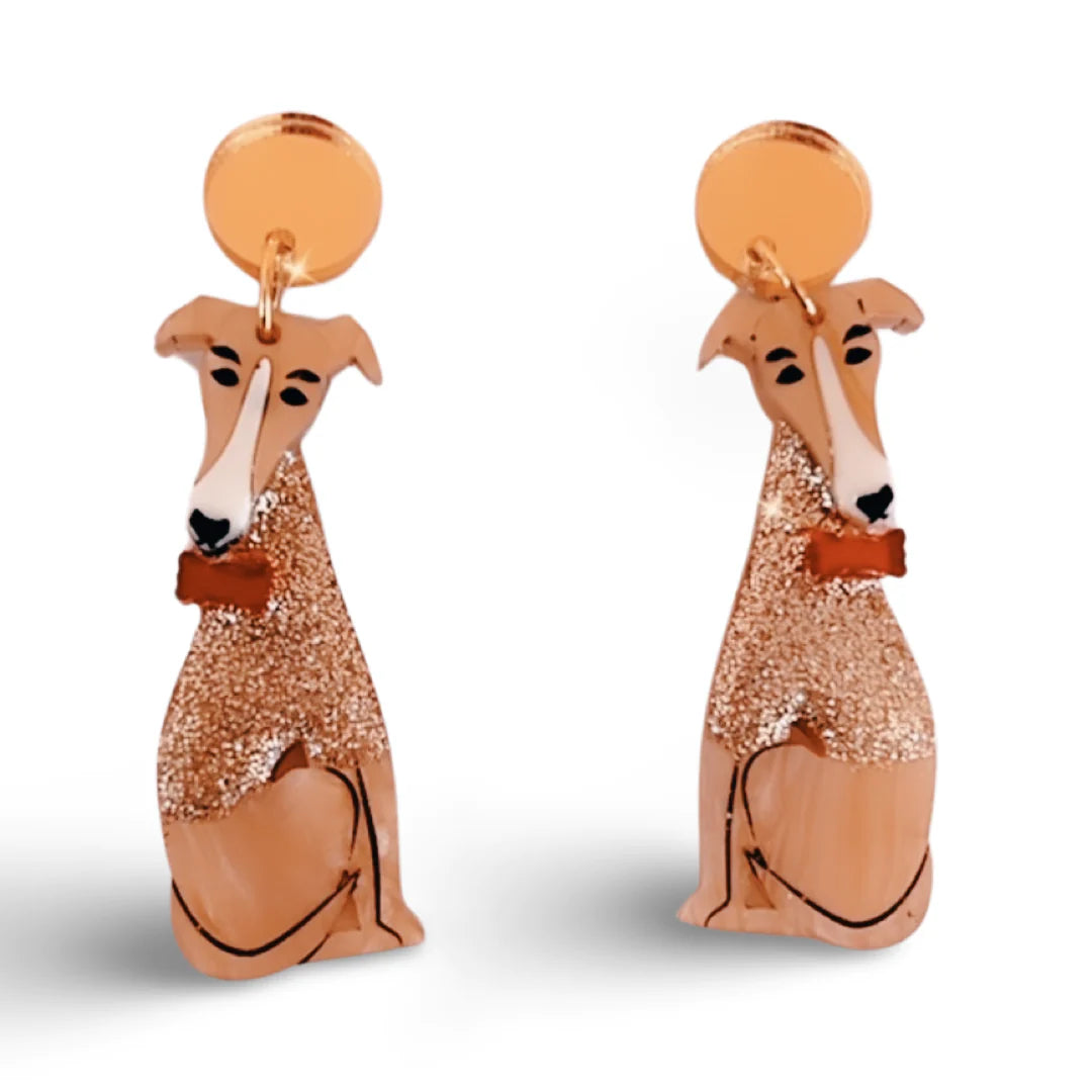 Greyhound Pet Earrings