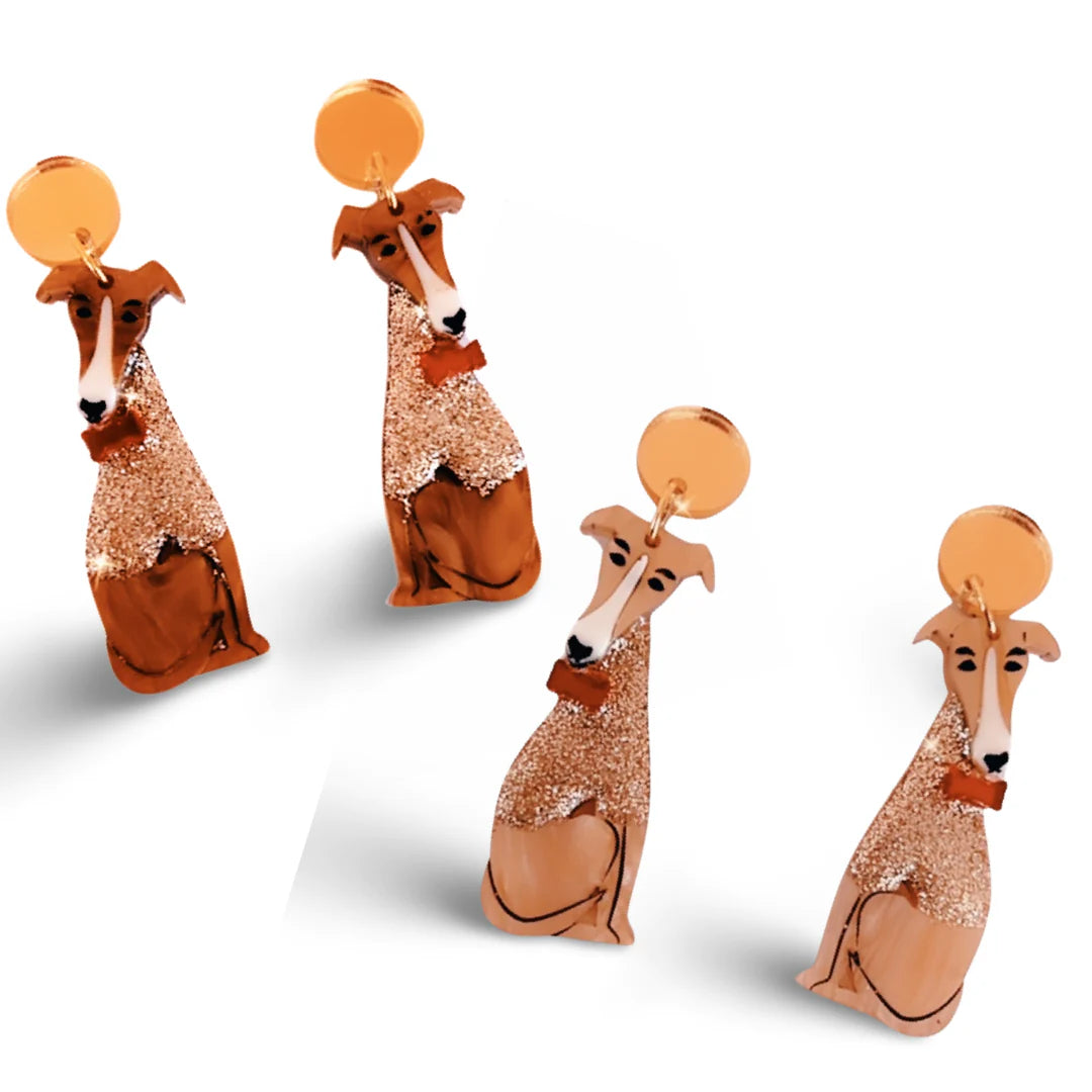 Greyhound Pet Earrings