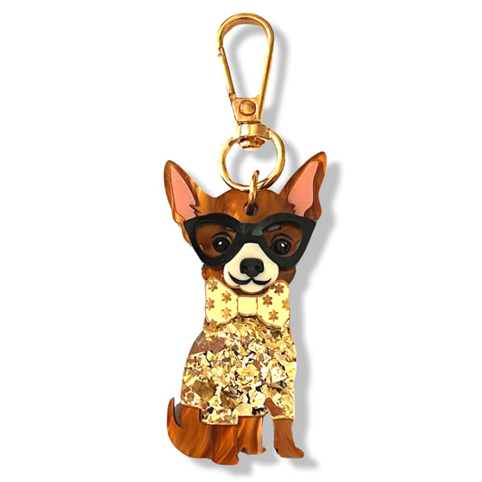 Chihuahua Bag Tag / Keyring