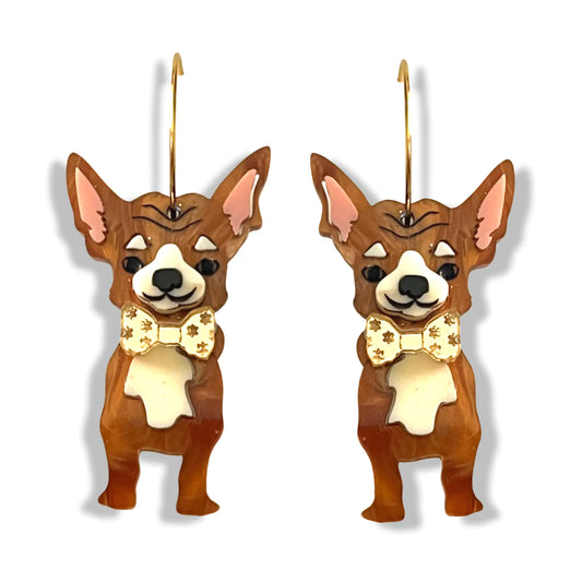 Chihuahua Pet Earrings