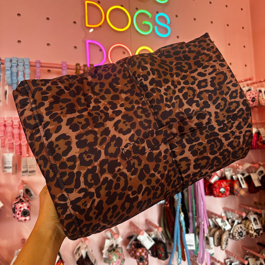 Deluxe Travel Mat: Leopard (SECONDS STOCK. NO LOGO)