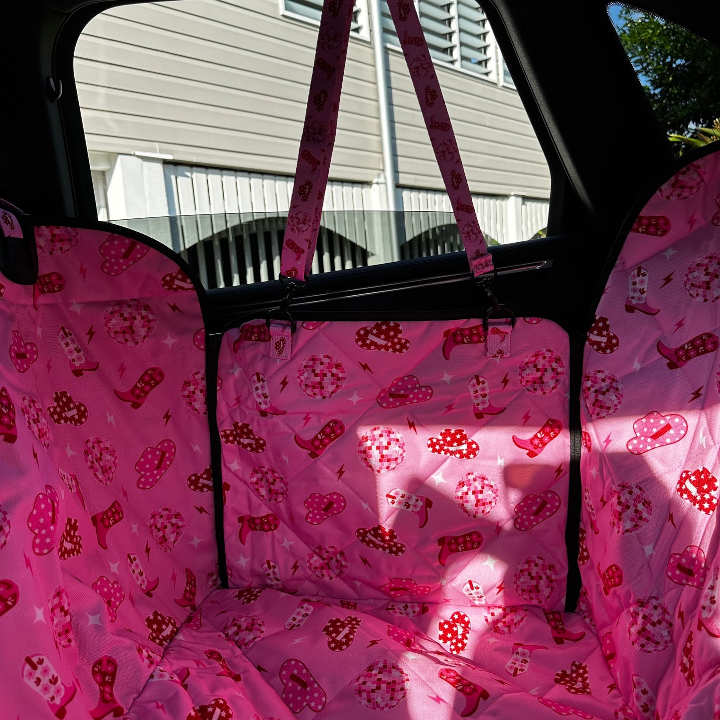 Disco Cowgirl: Deluxe Hammock Car Seat Cover