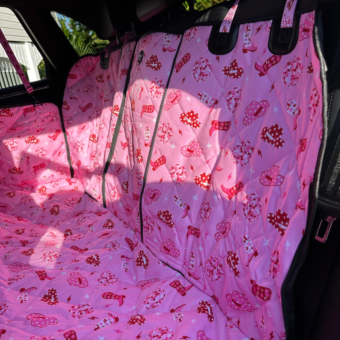 Disco Cowgirl: Deluxe Hammock Car Seat Cover