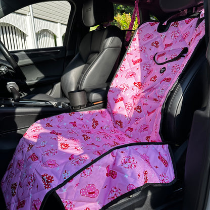 Disco Cowgirl: Deluxe Single Car Seat Cover