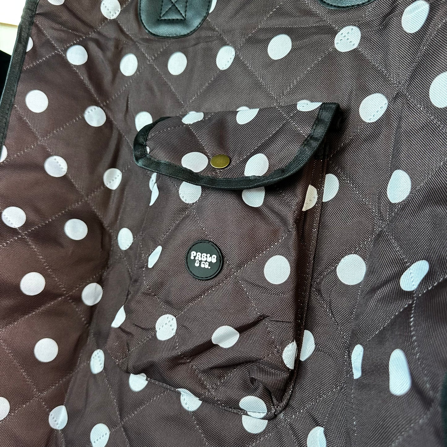 Polka Dots: Deluxe Single Car Seat Cover