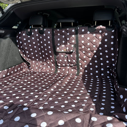 Polka Dots: Deluxe Car Boot Cover