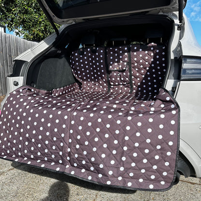 Polka Dots: Deluxe Car Boot Cover