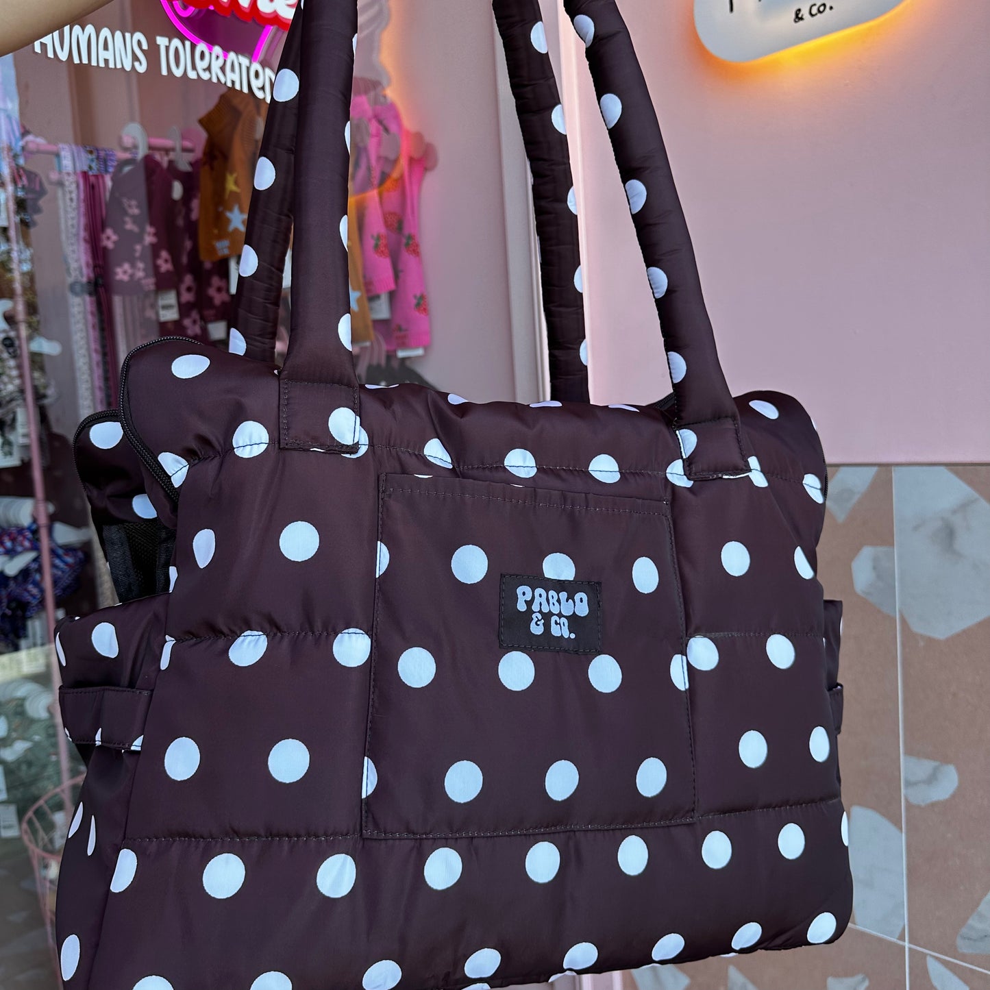 Polka Dots: Travel Bag