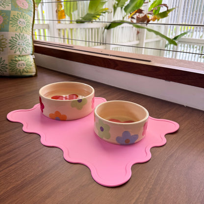 Wavy Pet Feeding Mat