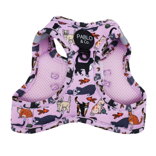 Meow Purple: Step In Cat Harness