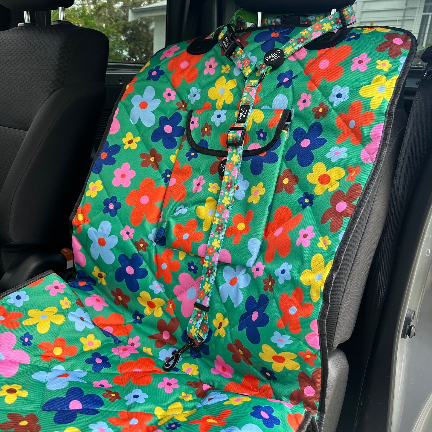 Funky Flowers: Headrest Car Restraint