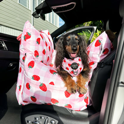 Deluxe Travel Car Bed: Strawberry Fields