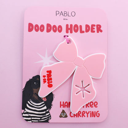 Pink Bow: Doo Doo Holder