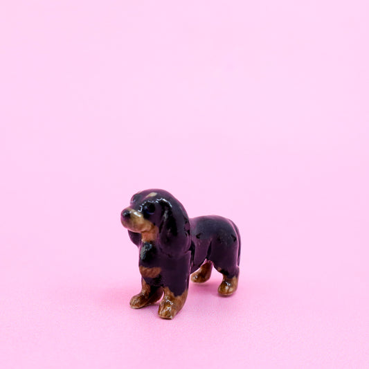 Mini Ceramic Dog Figurine