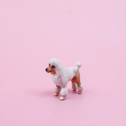 Mini Ceramic Dog Figurine