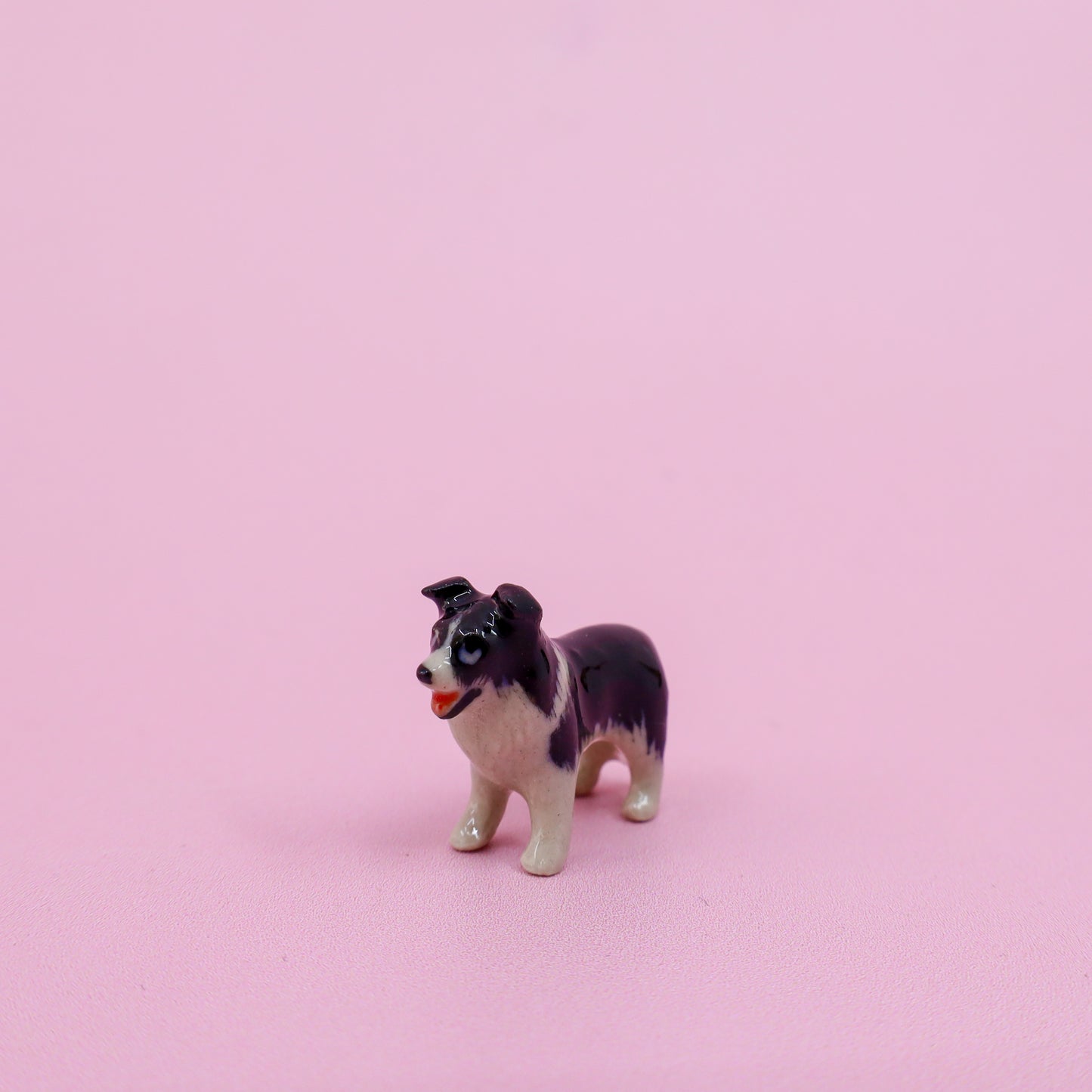 Mini Ceramic Dog Figurine