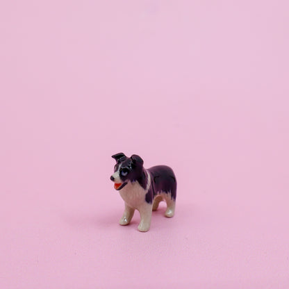 Mini Ceramic Dog Figurine