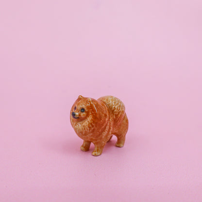 Mini Ceramic Dog Figurine