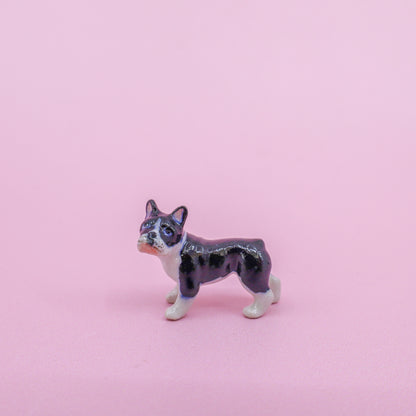 Mini Ceramic Dog Figurine