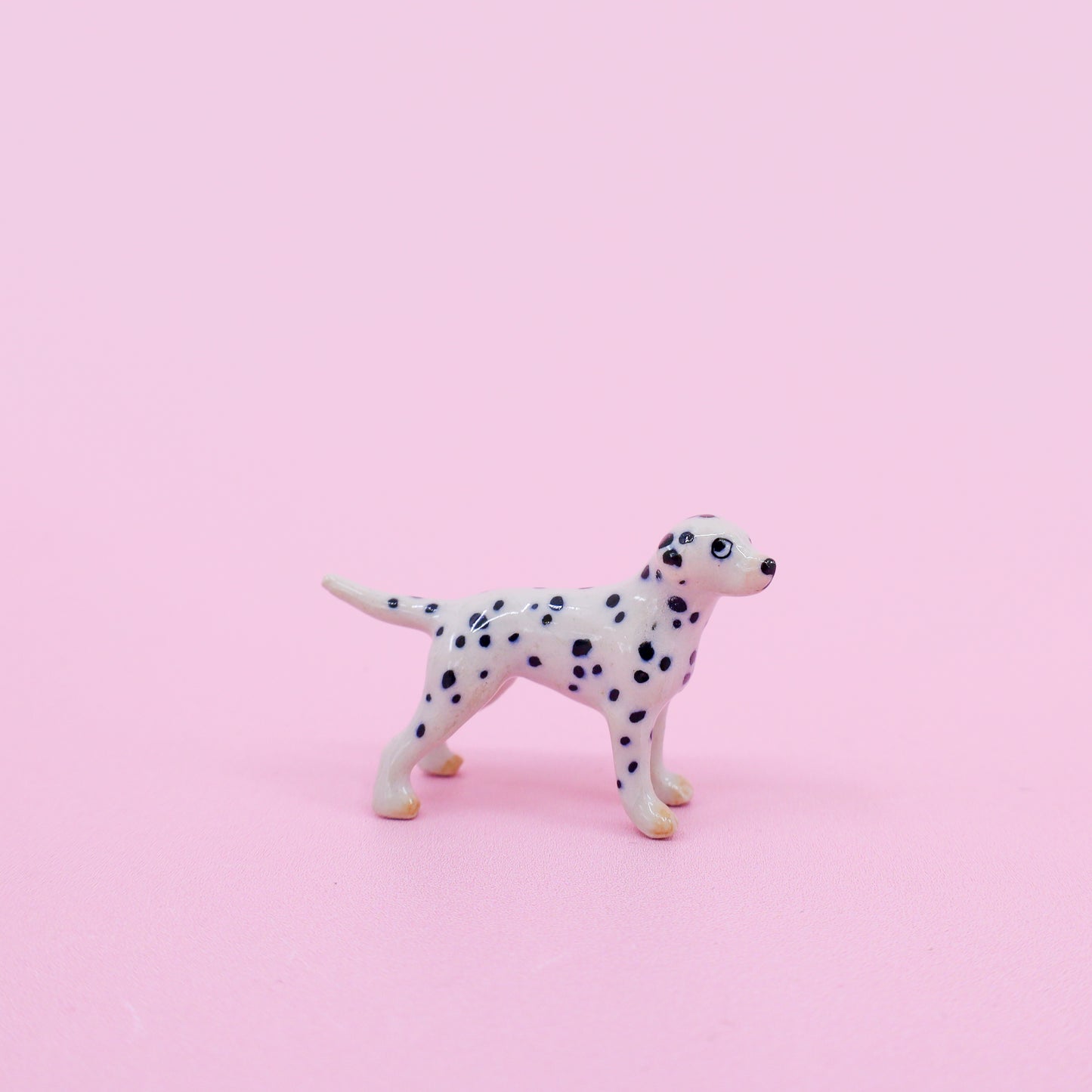 Mini Ceramic Dog Figurine